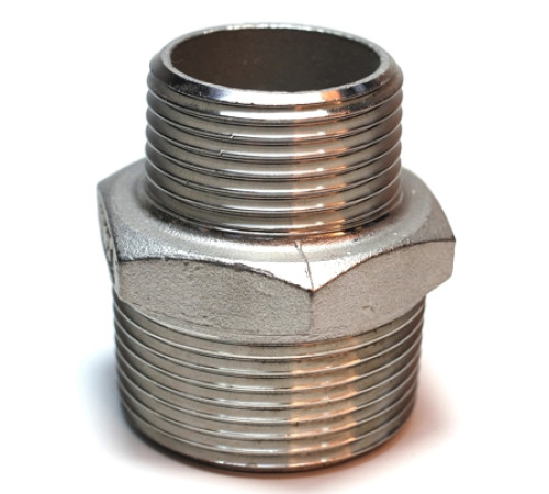 Нипель редукционный нержавеющий 3/4" х 1/2" 